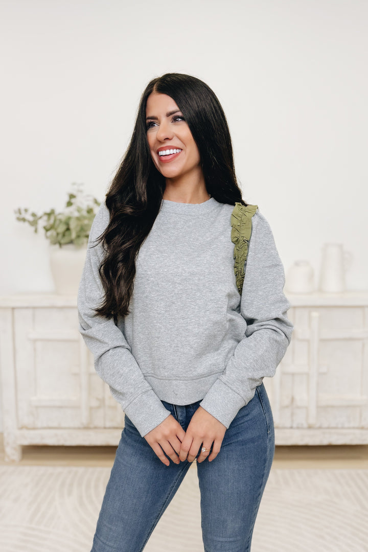 Ruffle While You Hustle Top - 2 Colors!