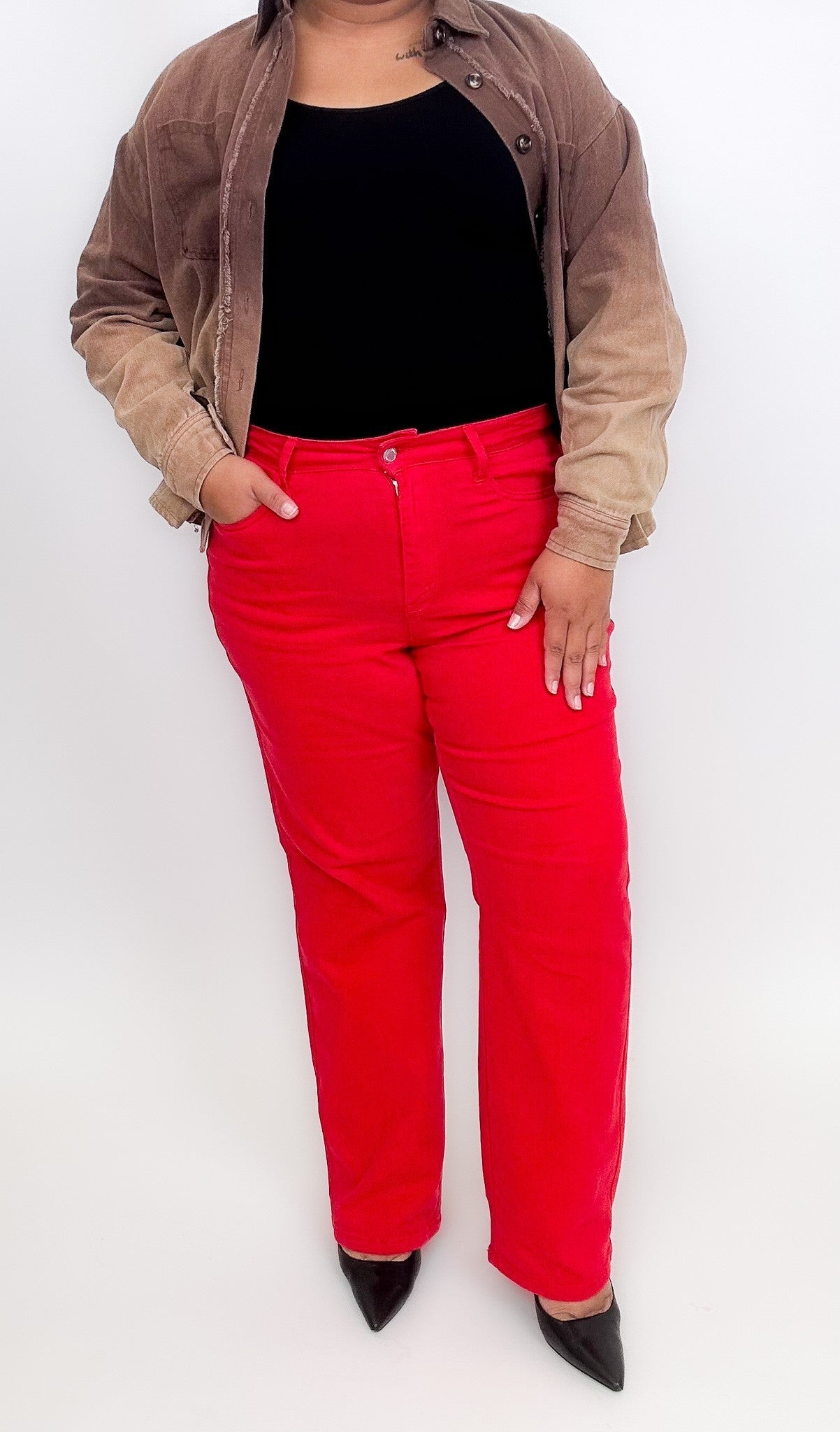 Judy Blue Red Hot Chili Peppers 90's Straight Jeans