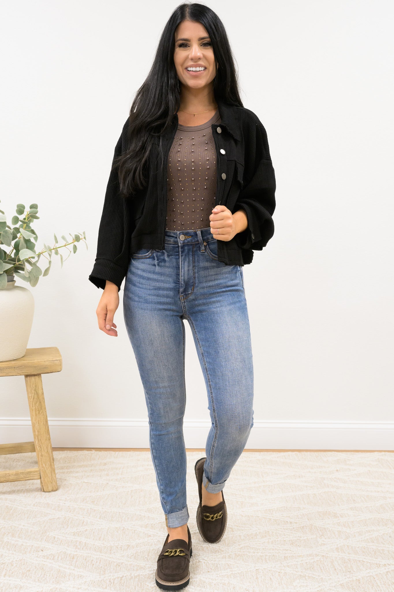 Moving On Up By Judy Blue - High Rise Tummy Control Vintage Skinny Jeans