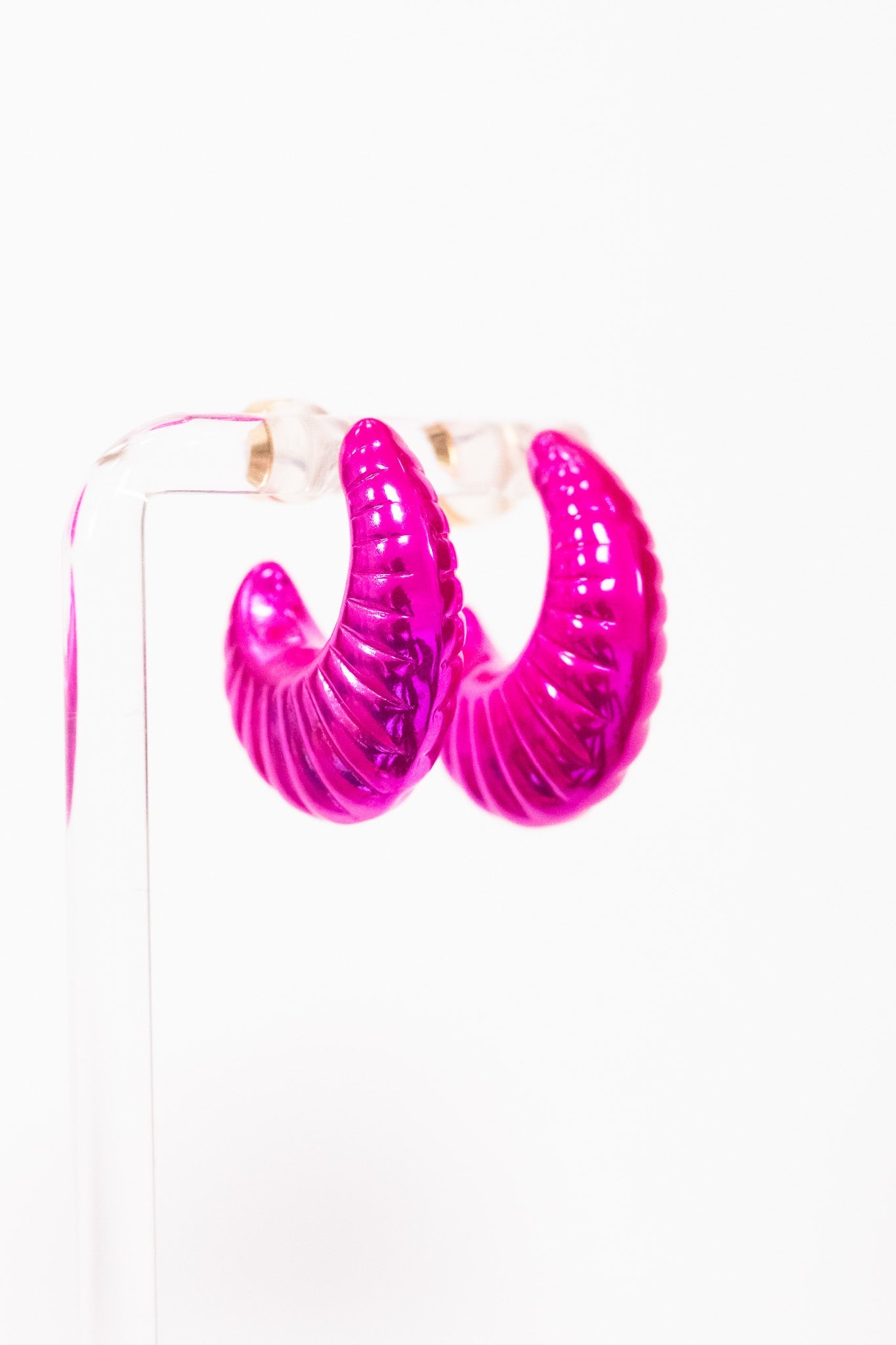 Miami Earrings - Metallic Tropical Punch