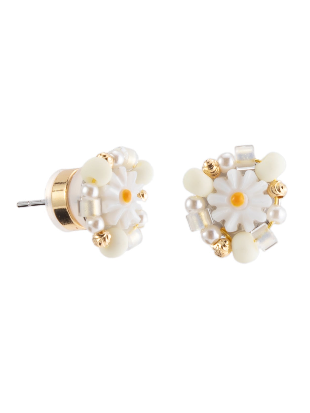 Sunkissed Daisy Earrings - White