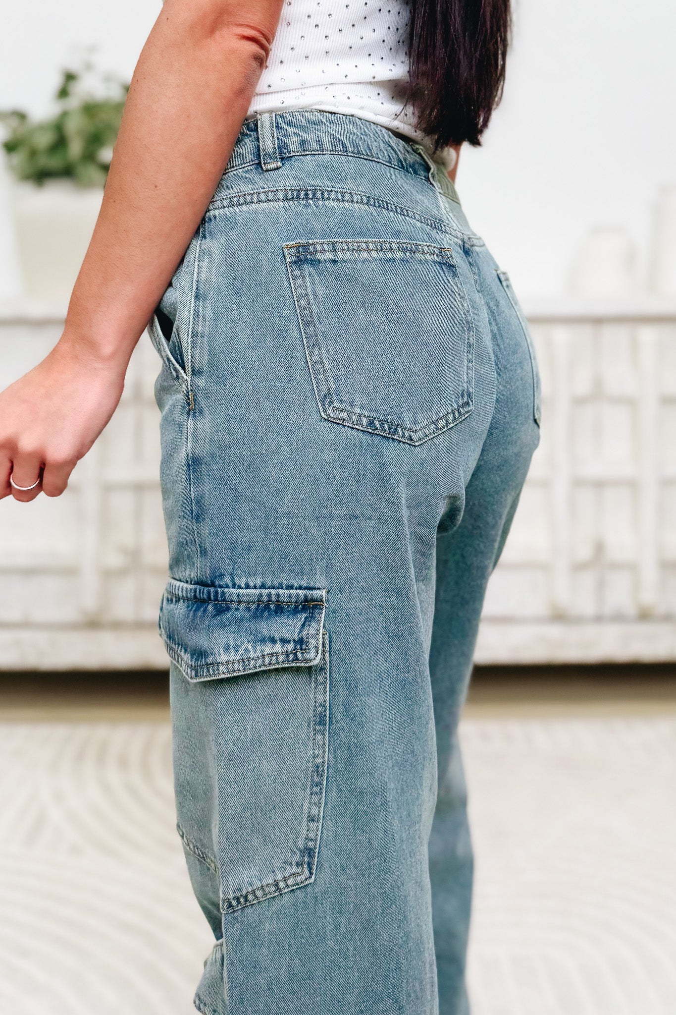 All Tied Up Denim Pants