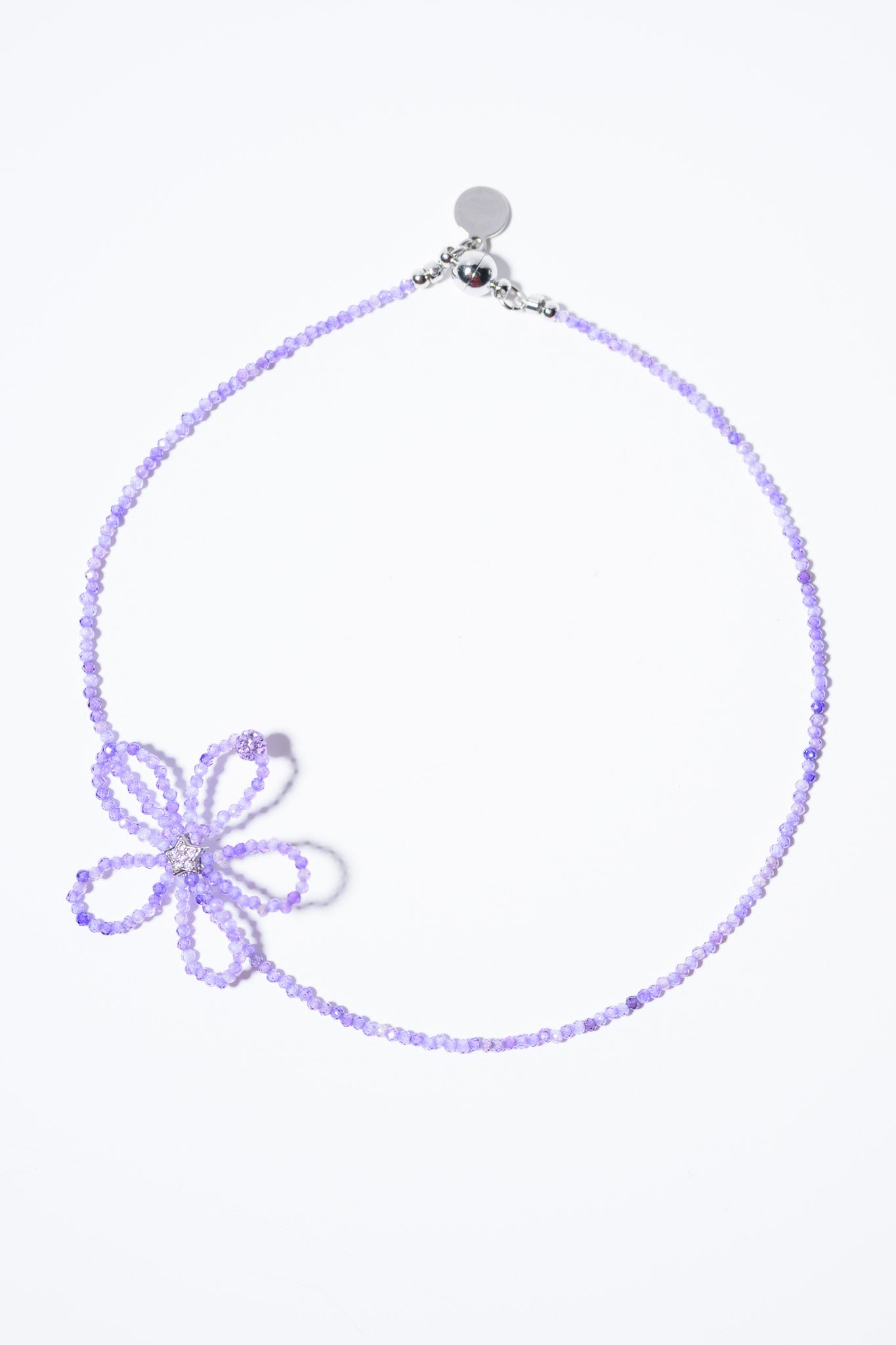 Summer Daisy Necklace - Lilac