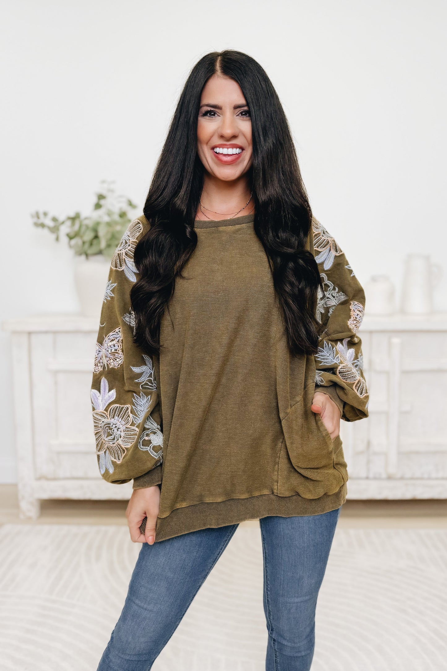 Pick & Choose Floral Top - 2 Colors!
