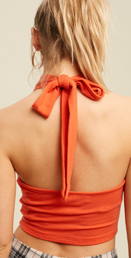 Criss Cross Halter Top - 4 Colors!