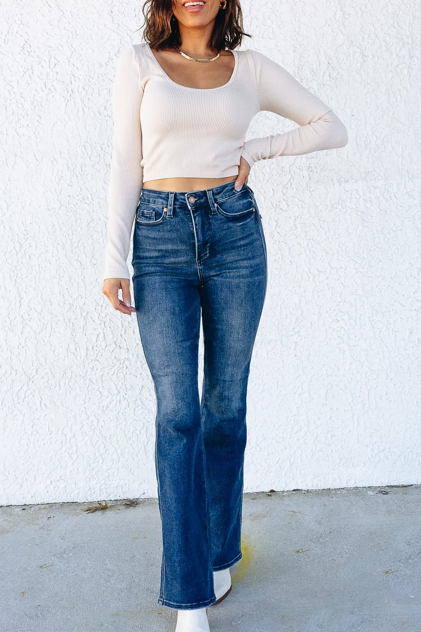 Miles On Em By Judy Blue - High Rise Tummy Control Bootcut Jeans