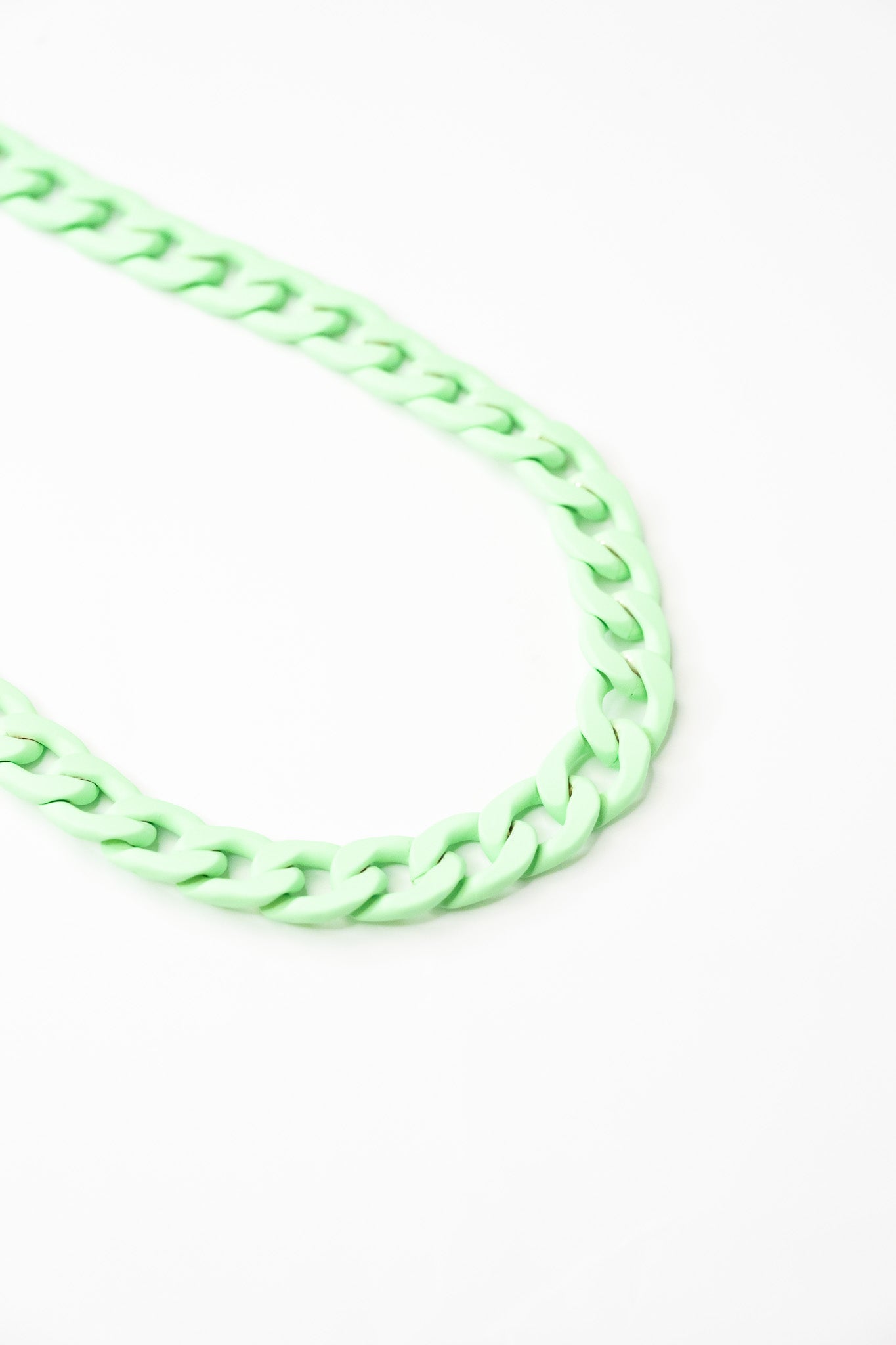 Shakira Necklace - Matte Neon Green