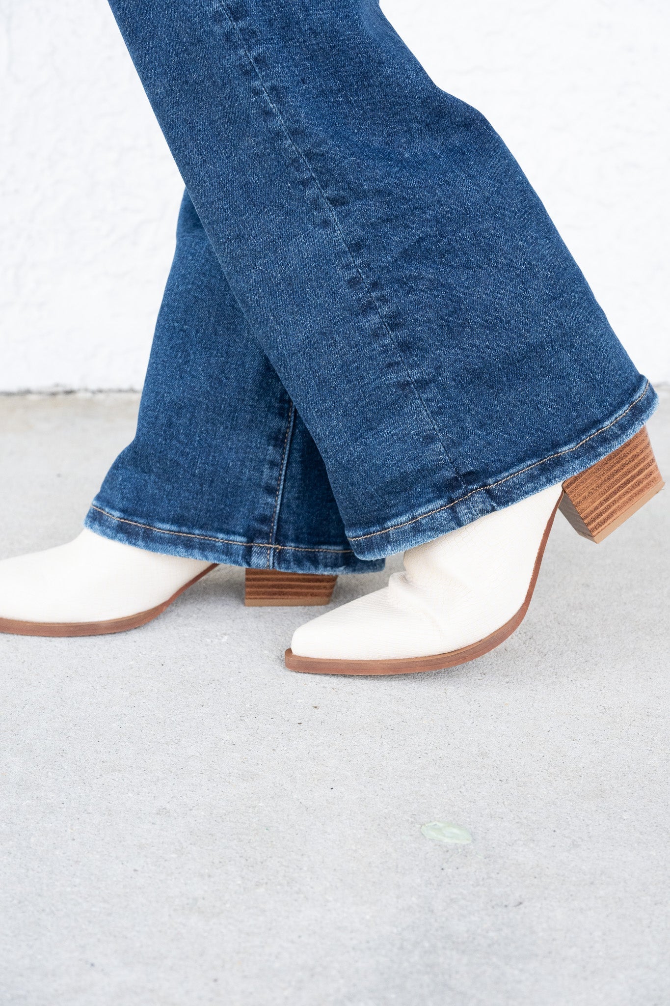 Talladega Nights By Mica - High Rise Bootcut Jeans - Dark