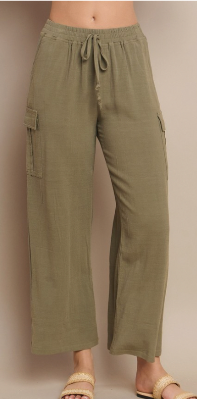 Right Here, Right Now Cargo Pants - 4 Colors!
