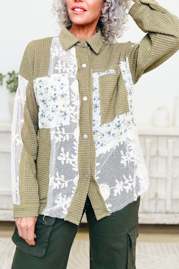 All In Perspective Shacket- 2 Colors!