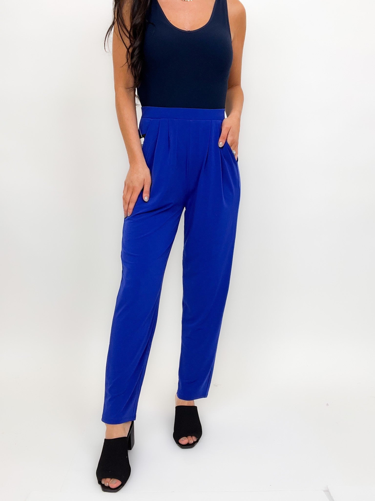 Business Must Have Pleated Pants