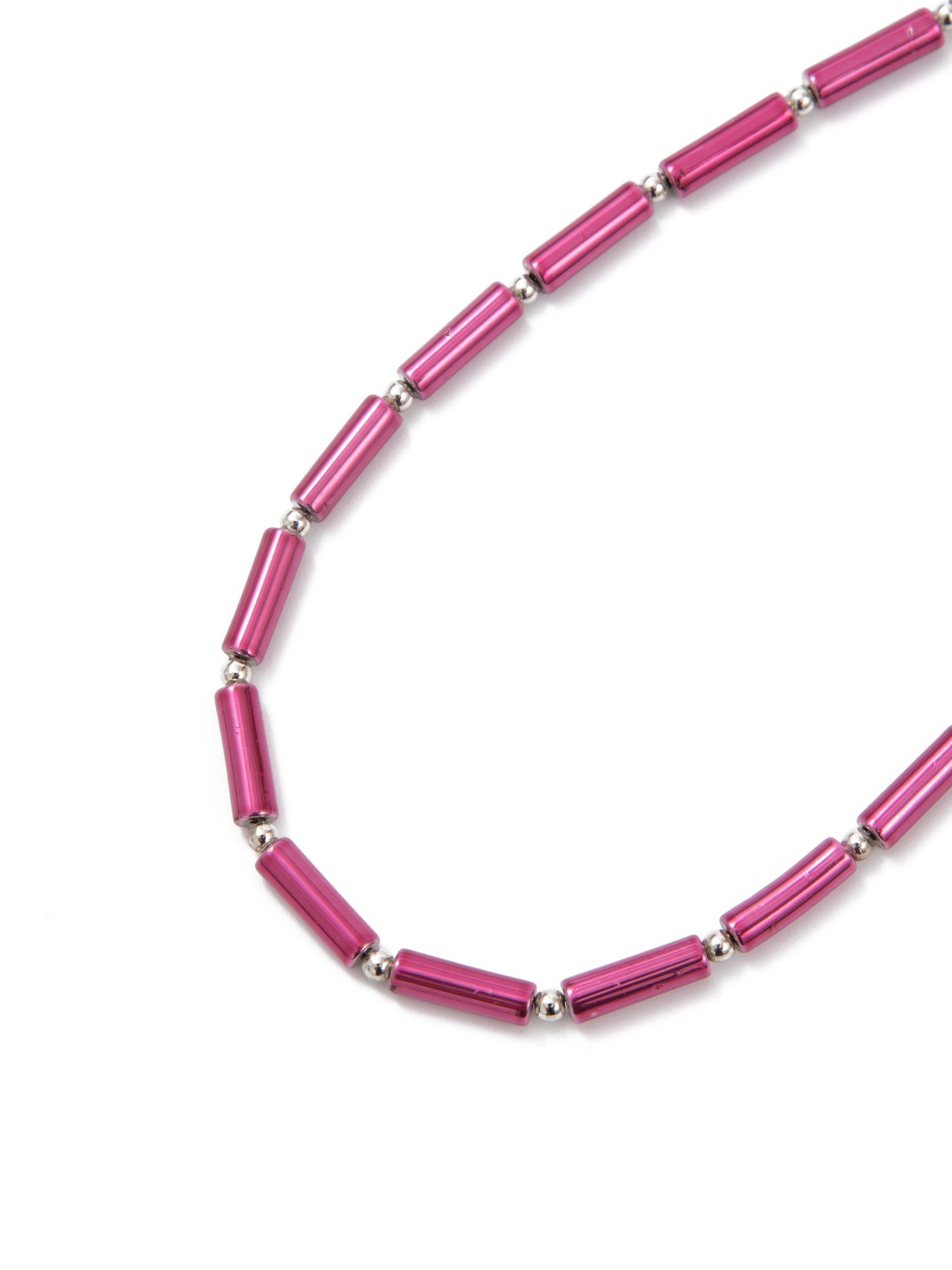 Just Like This Necklace - Viva Magenta