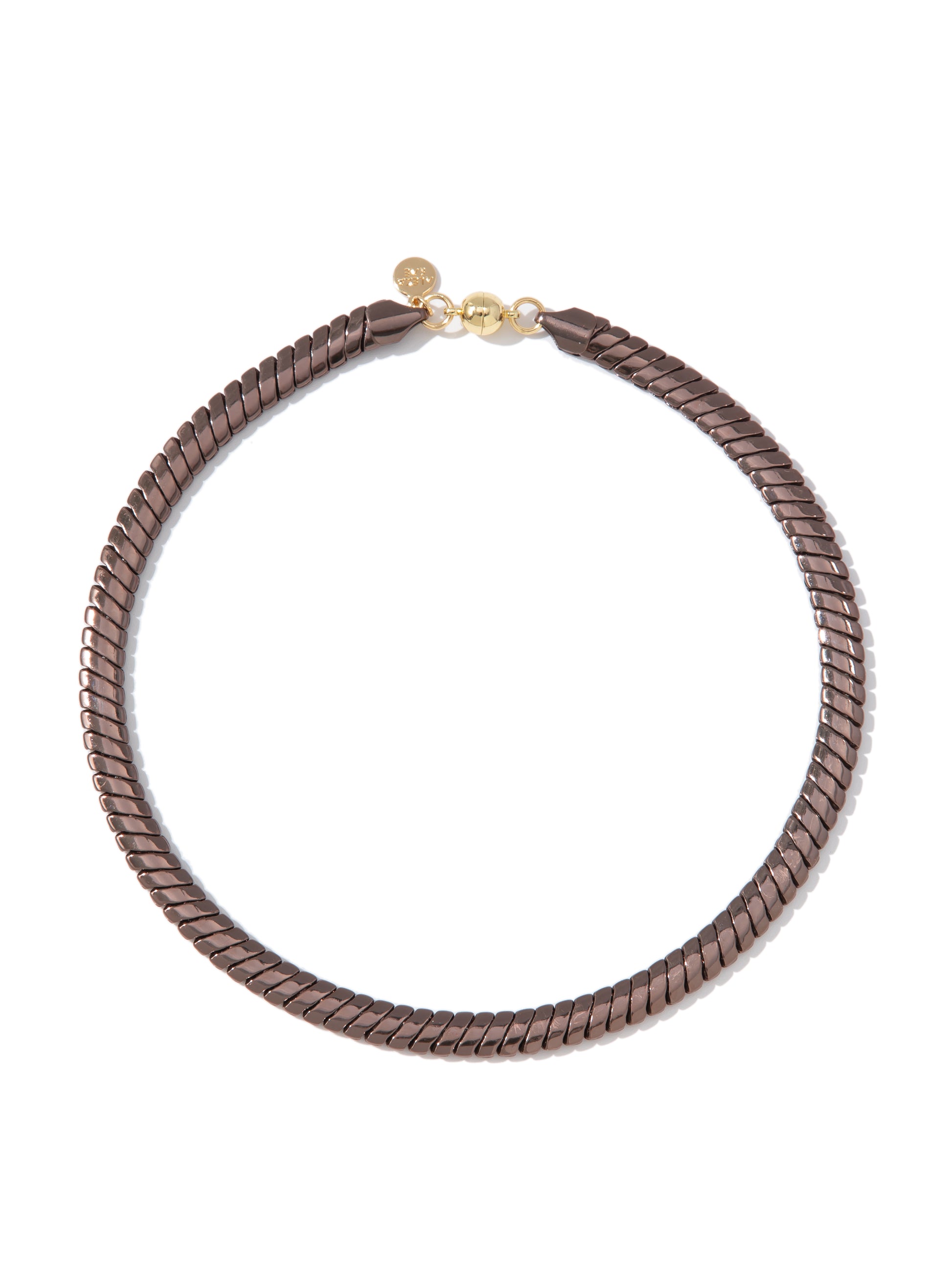 Allie Necklace - Metallic Hershey Kiss