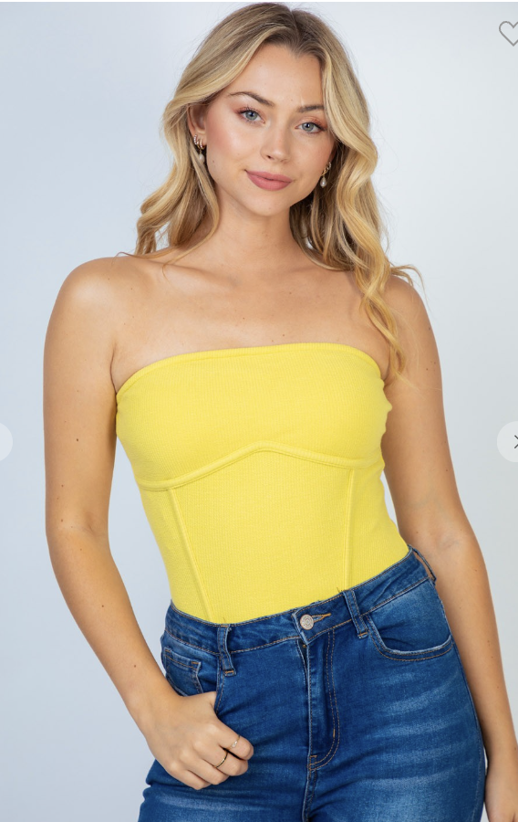 I Need You To Carry On Bodysuit - Lemon