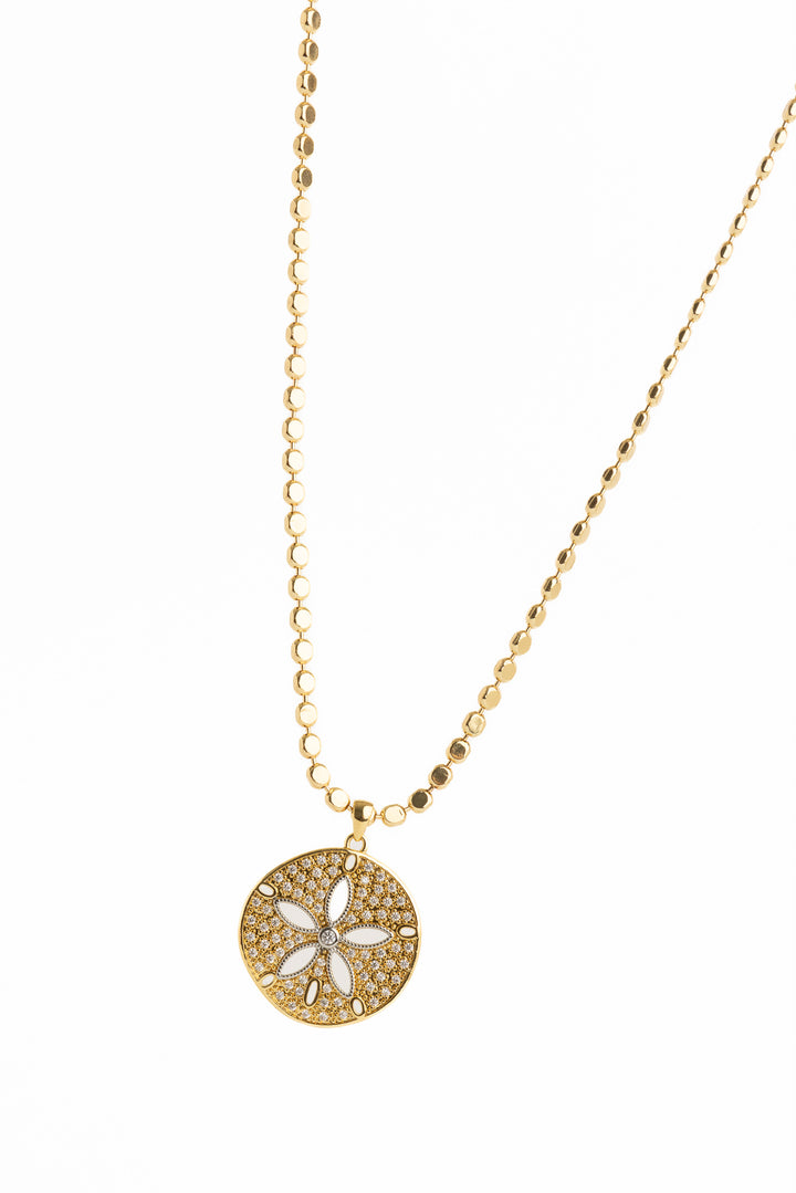 Sand Dollar Necklace - 2 Colors!
