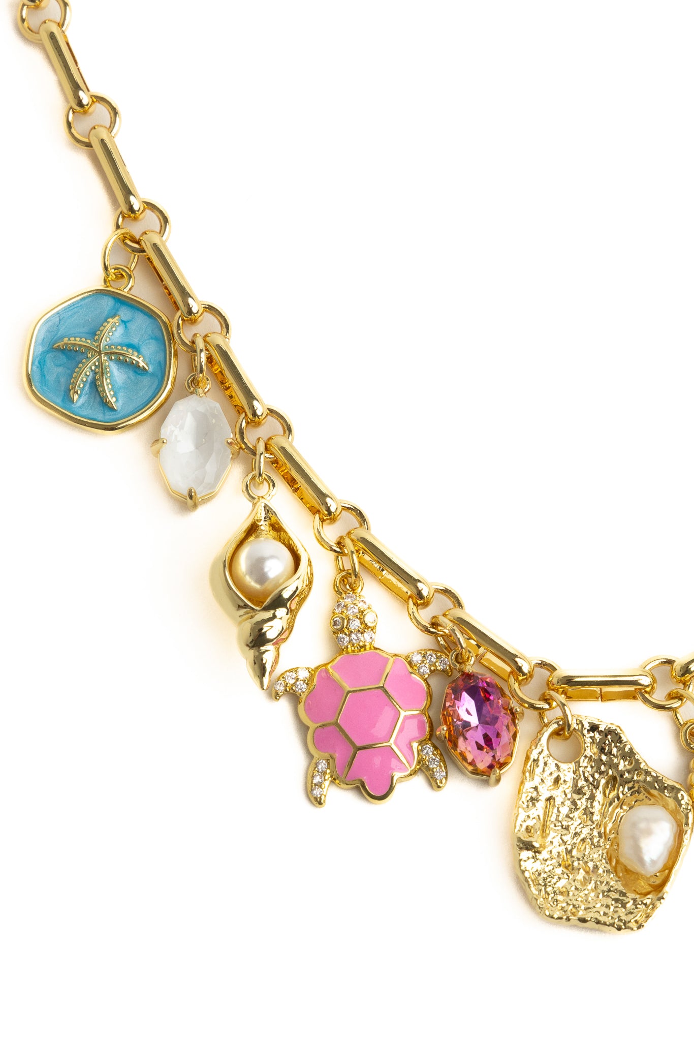 Meet Me At The Sandbar Necklace - Gold