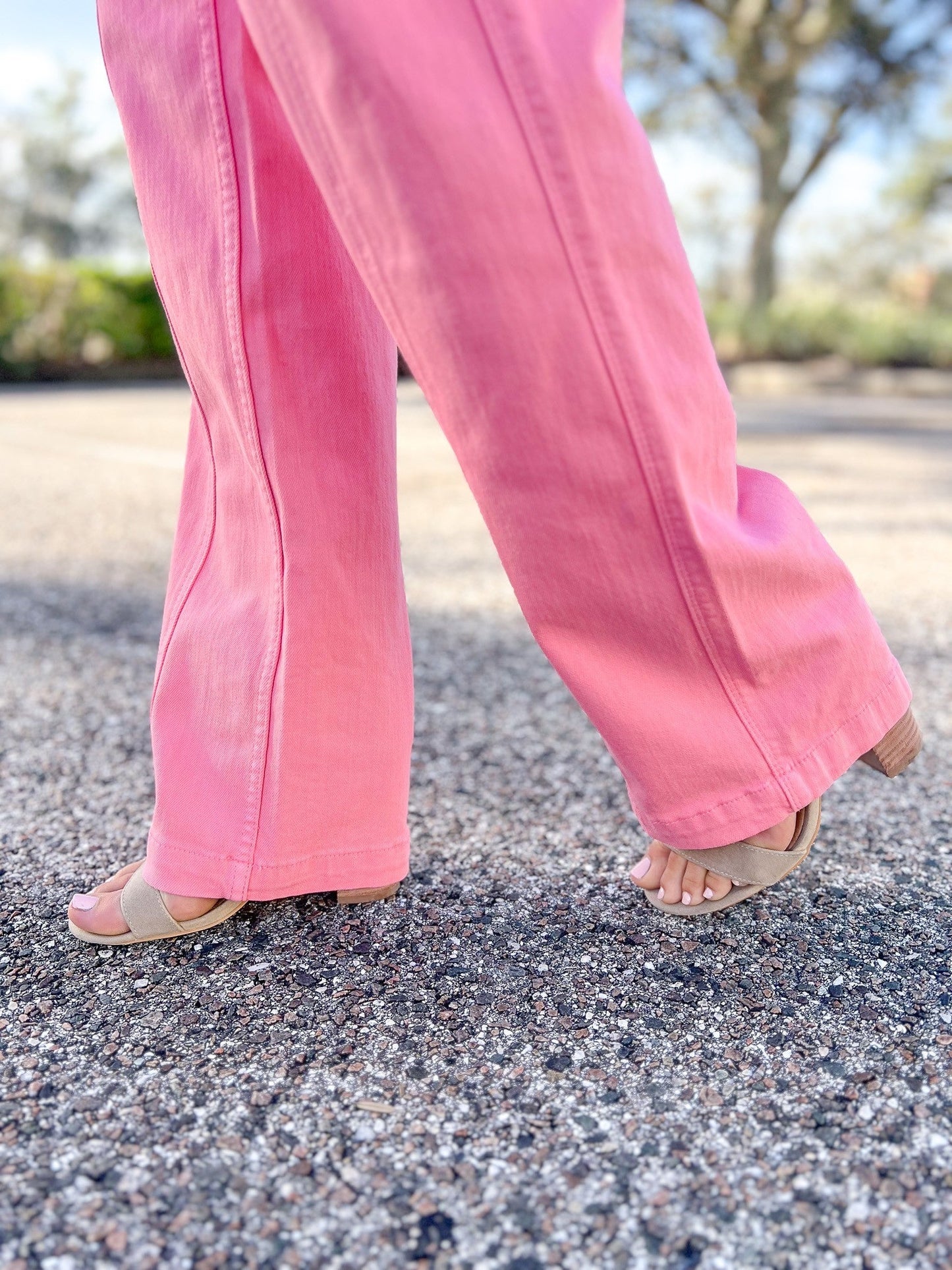 Judy Blue Candy Land High Rise Garment Dyed Straight Jeans *JB