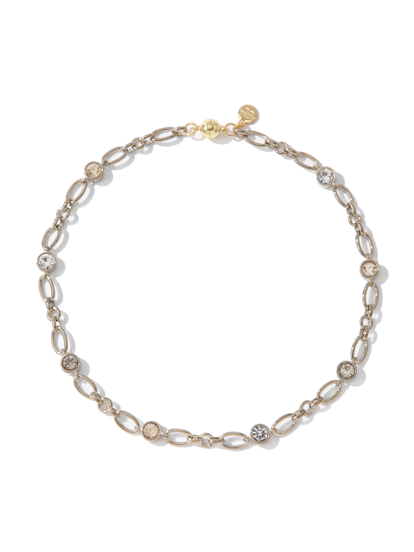 Bailey Necklace - Metallic Linen