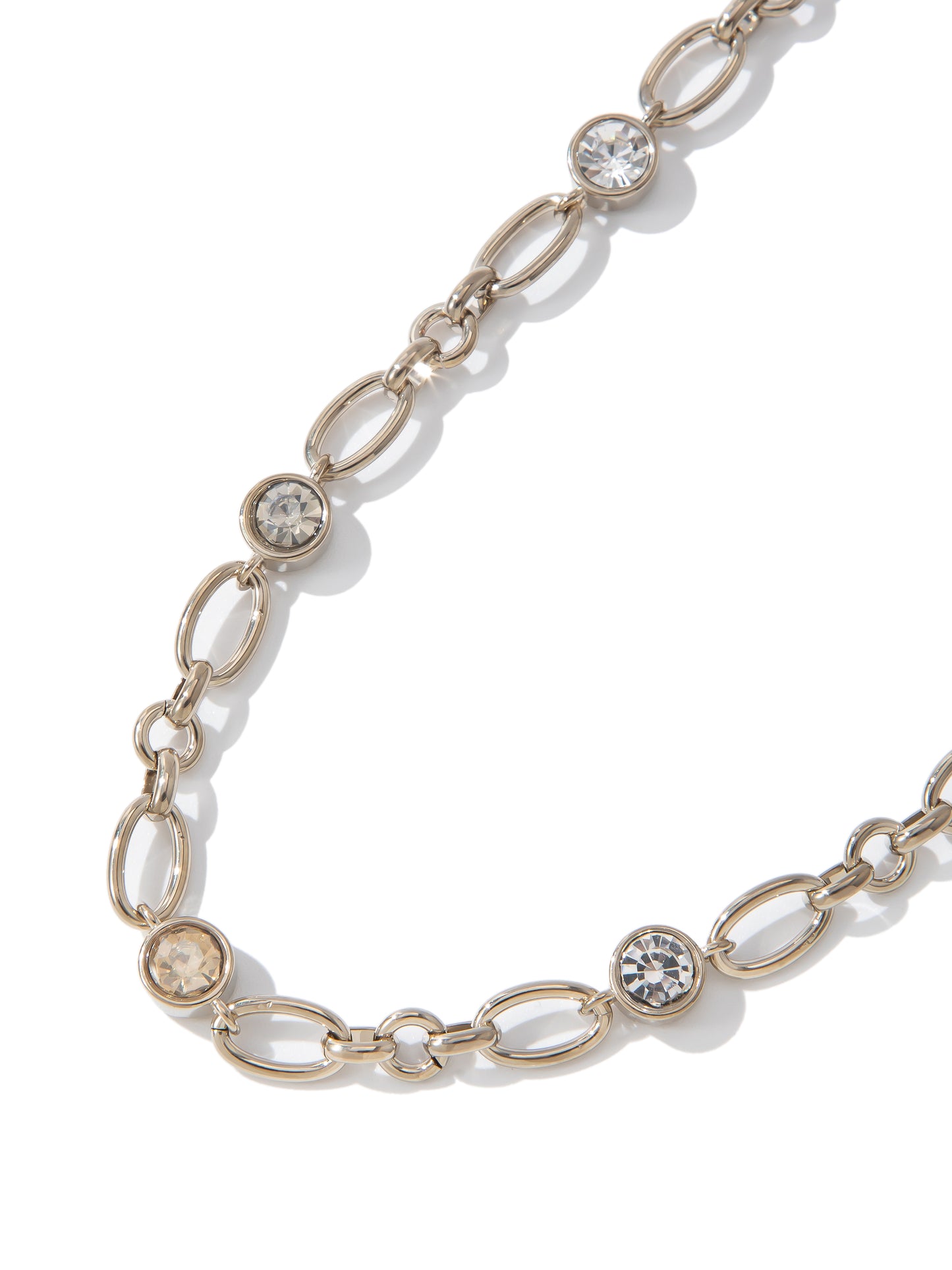 Bailey Necklace - Metallic Linen
