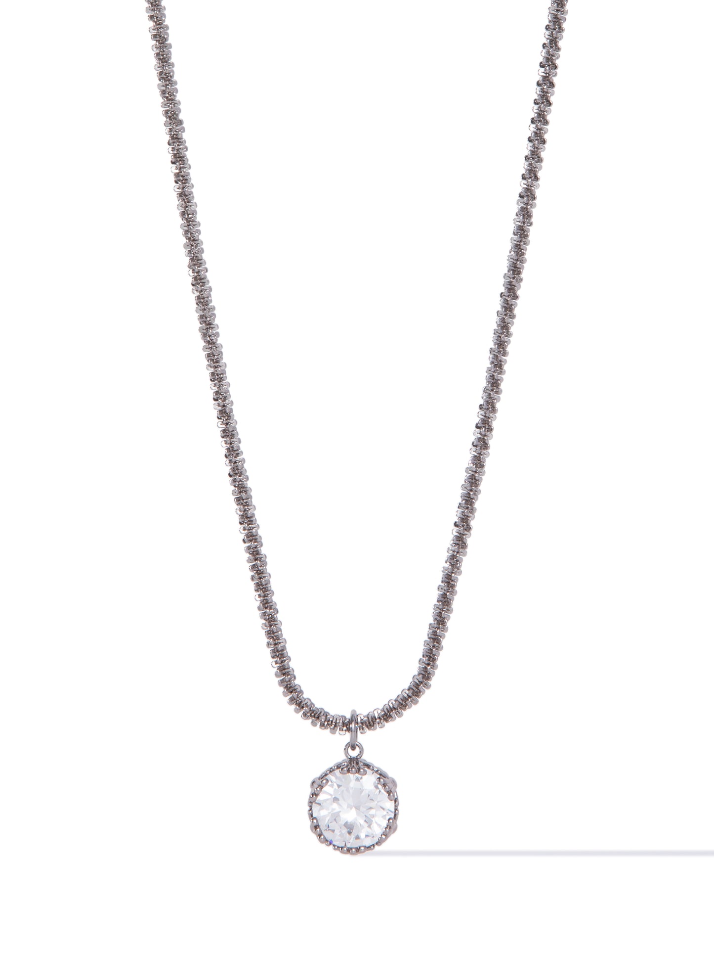 Betty James Necklace - Metallic Platinum
