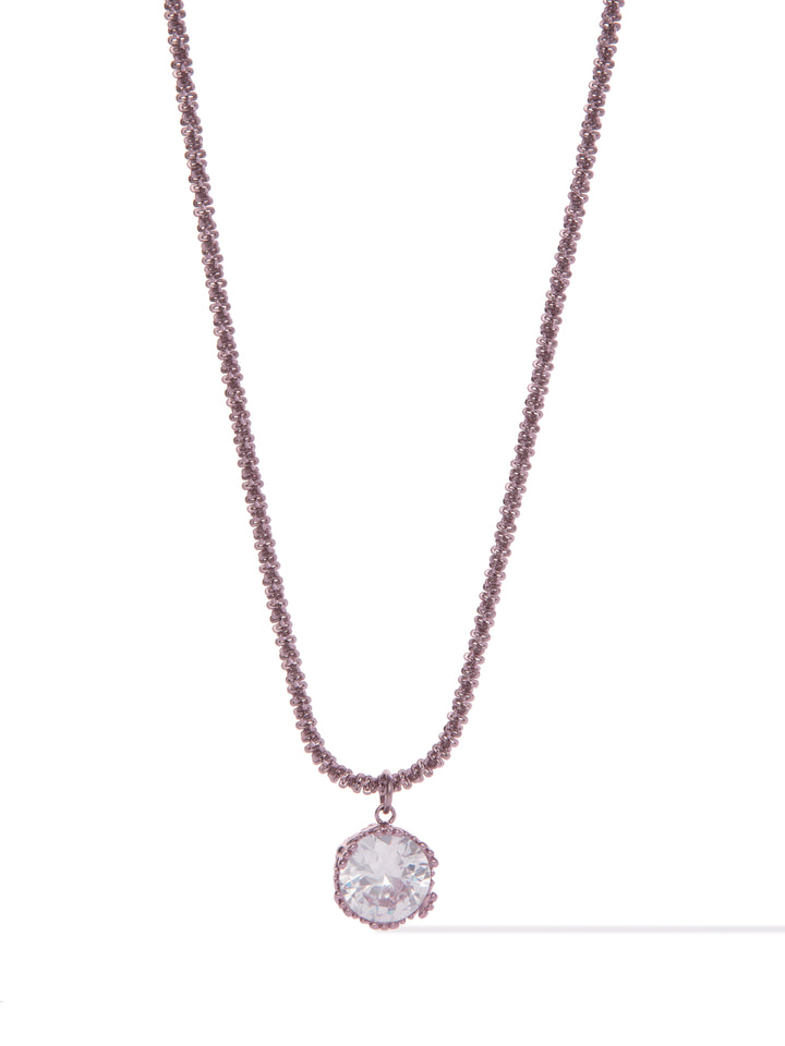 Betty James Necklace Short - Metallic Peony