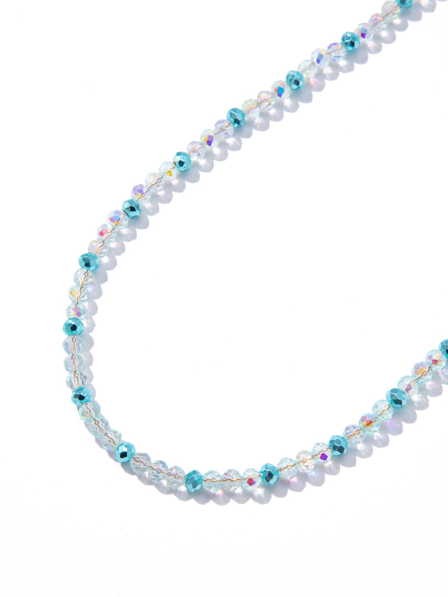 Calla Lilly Necklace - Aqua Blaze