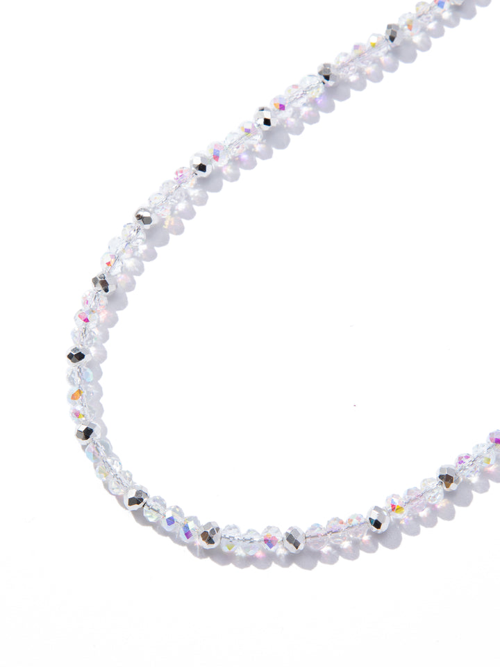 Calla Lilly Necklace - Snow Glow