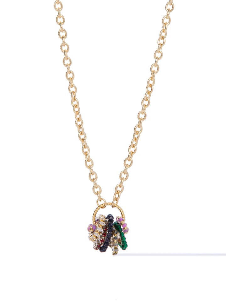 Candy Splash Necklace - Gold Night Glow
