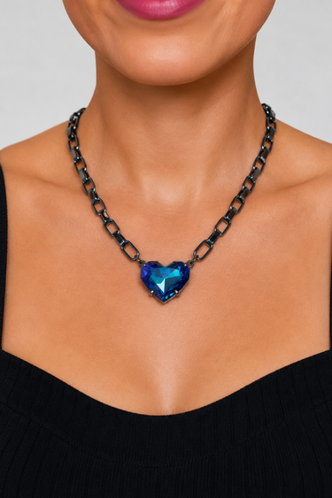 Summer Love Necklace - Metallic Midnight