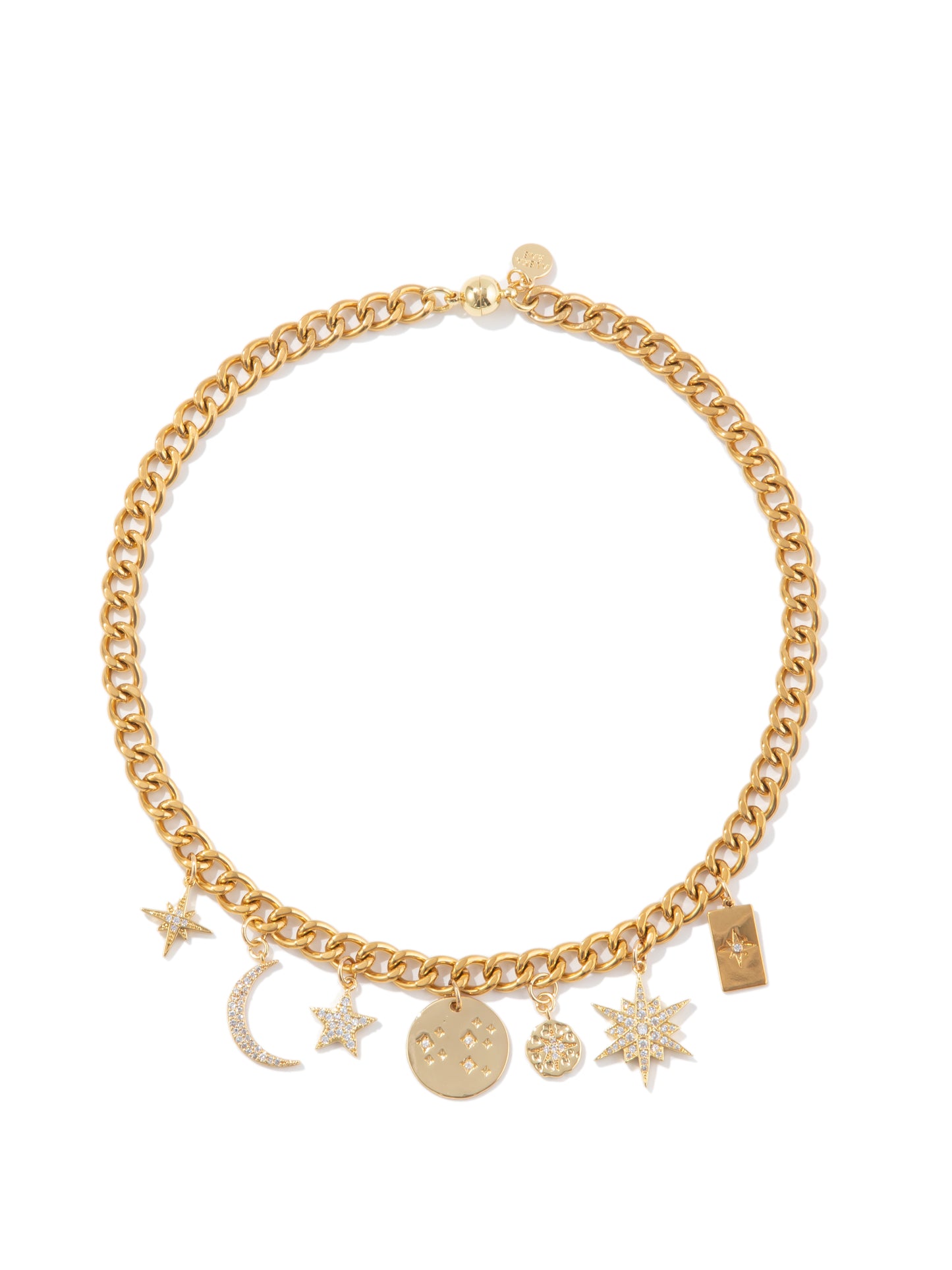 Cosmic Balance Charm Necklace