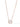 Crystal Glow Square Necklace - Coconut Snow Glow