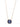 Crystal Glow Square Necklace - Midnight
