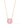 Crystal Glow Square Necklace - Petal