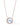 Crystal Glow Round Necklace - Toffee Rose Champagne Kiss