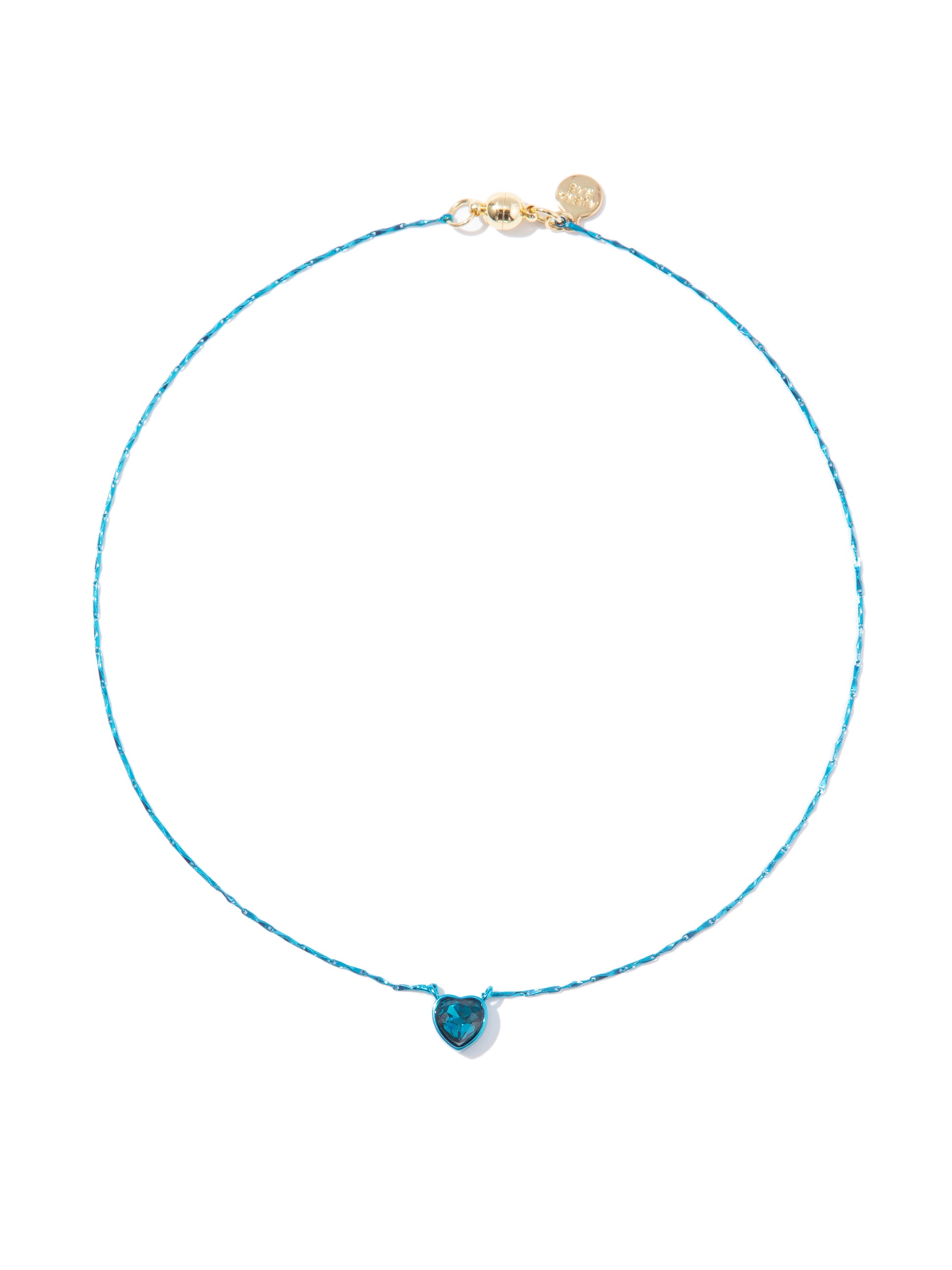Crystal Love Necklace - Blue Lagoon