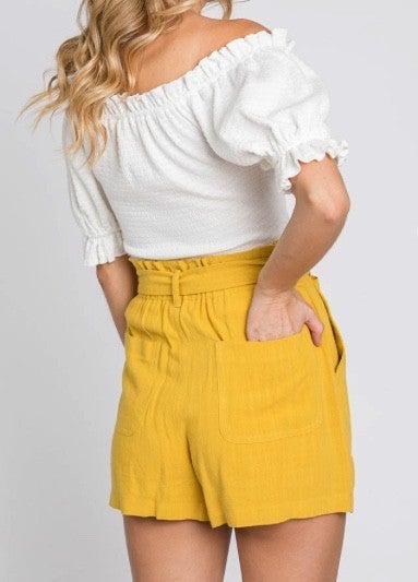 No Doubt About It Linen Shorts- 4 Colors!