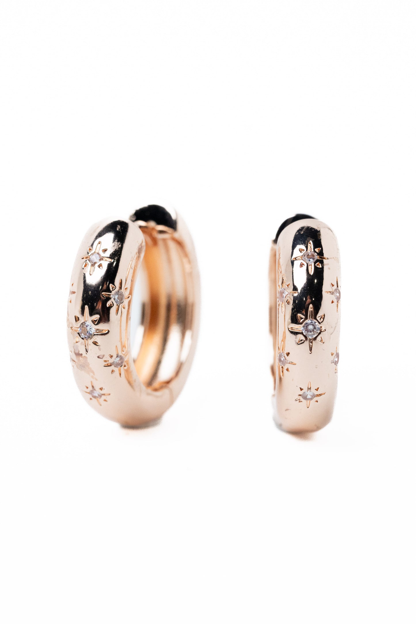 Kyran Earrings - Light Rose Gold