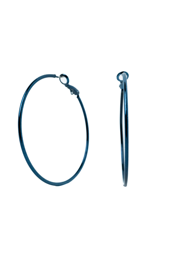 Pilar XL Earrings - Metallic Midnight