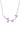 Pink Kisses Necklace - Silver Petal
