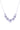 Tropical Bloom Necklace - Silver Lilac Kiss