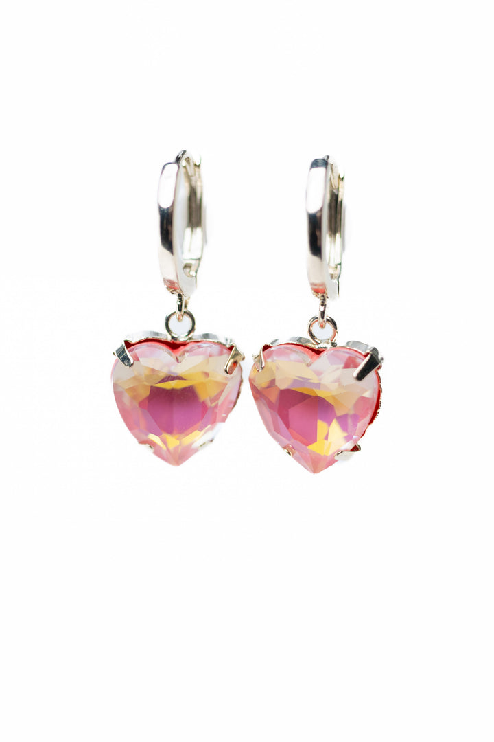 Moonlit Melody Earrings - Metallic Linen Blush