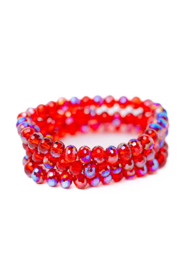 Lyla Ray Bracelet Set - Ruby Storm