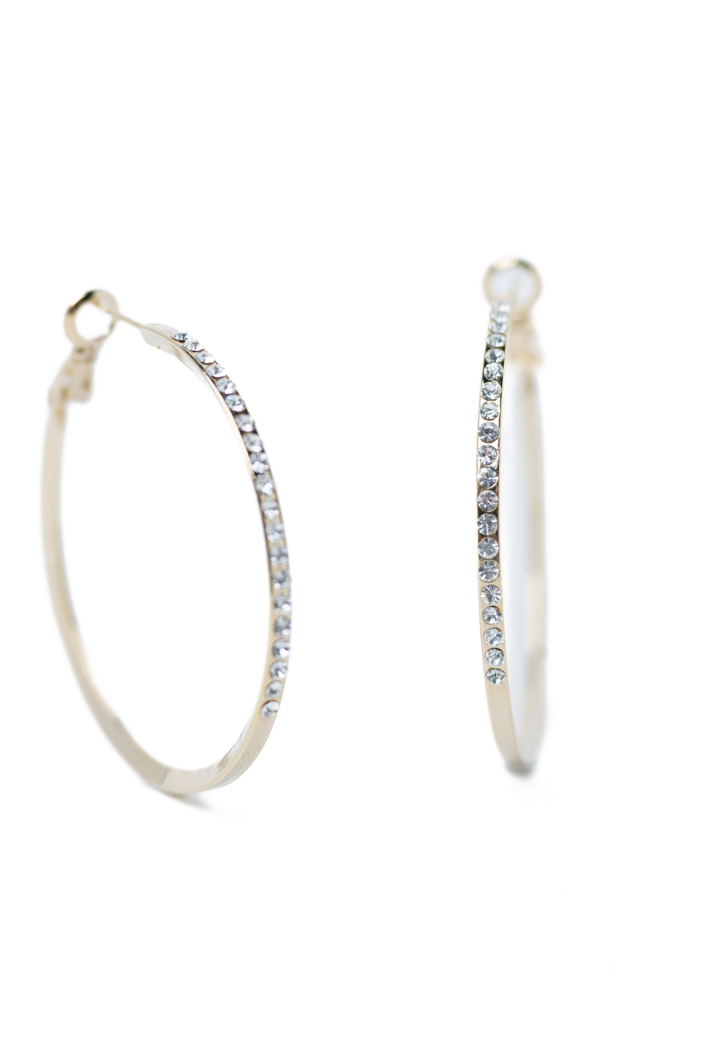 Dazzling Earrings - Metallic Linen