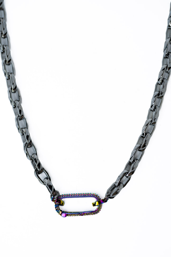 Ophelia Claire Necklace - Gunmetal Mystic