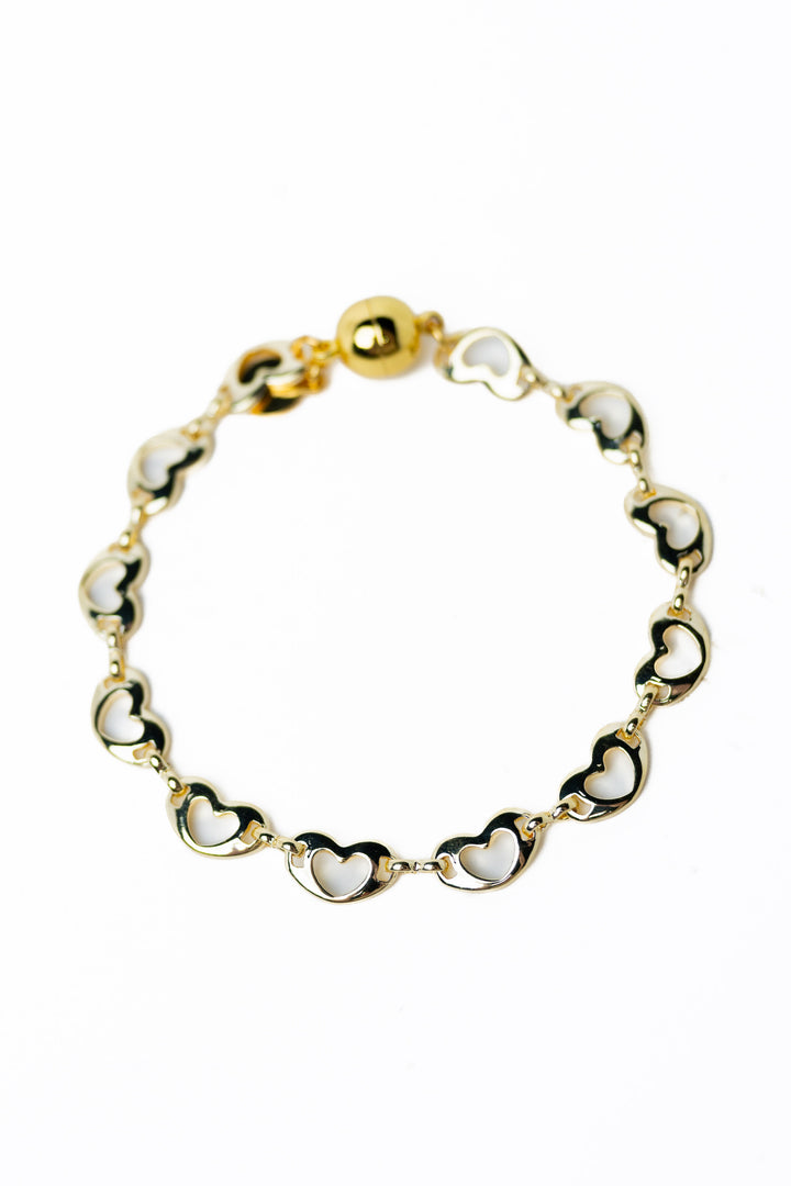 Heartline Bracelet - Metallic Moonlight