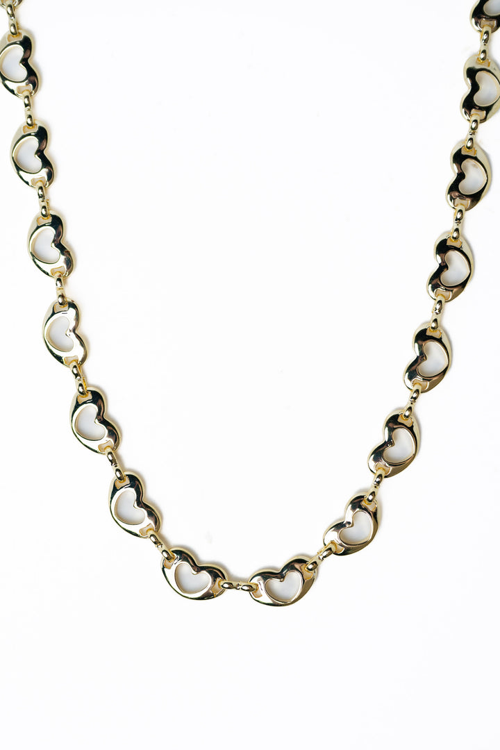 Heartline Necklace - Metallic Moonlight