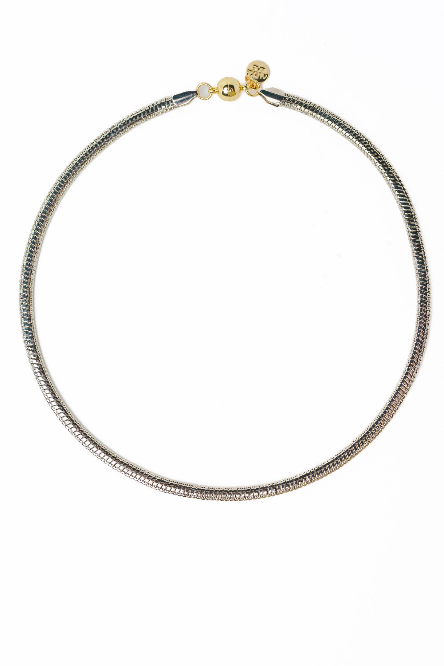 Calia Necklace - Metallic Linen
