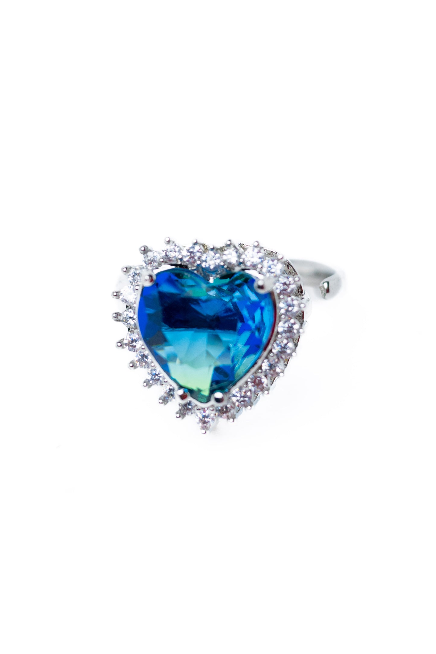 Midnight Lover Ring - Silver Sapphire