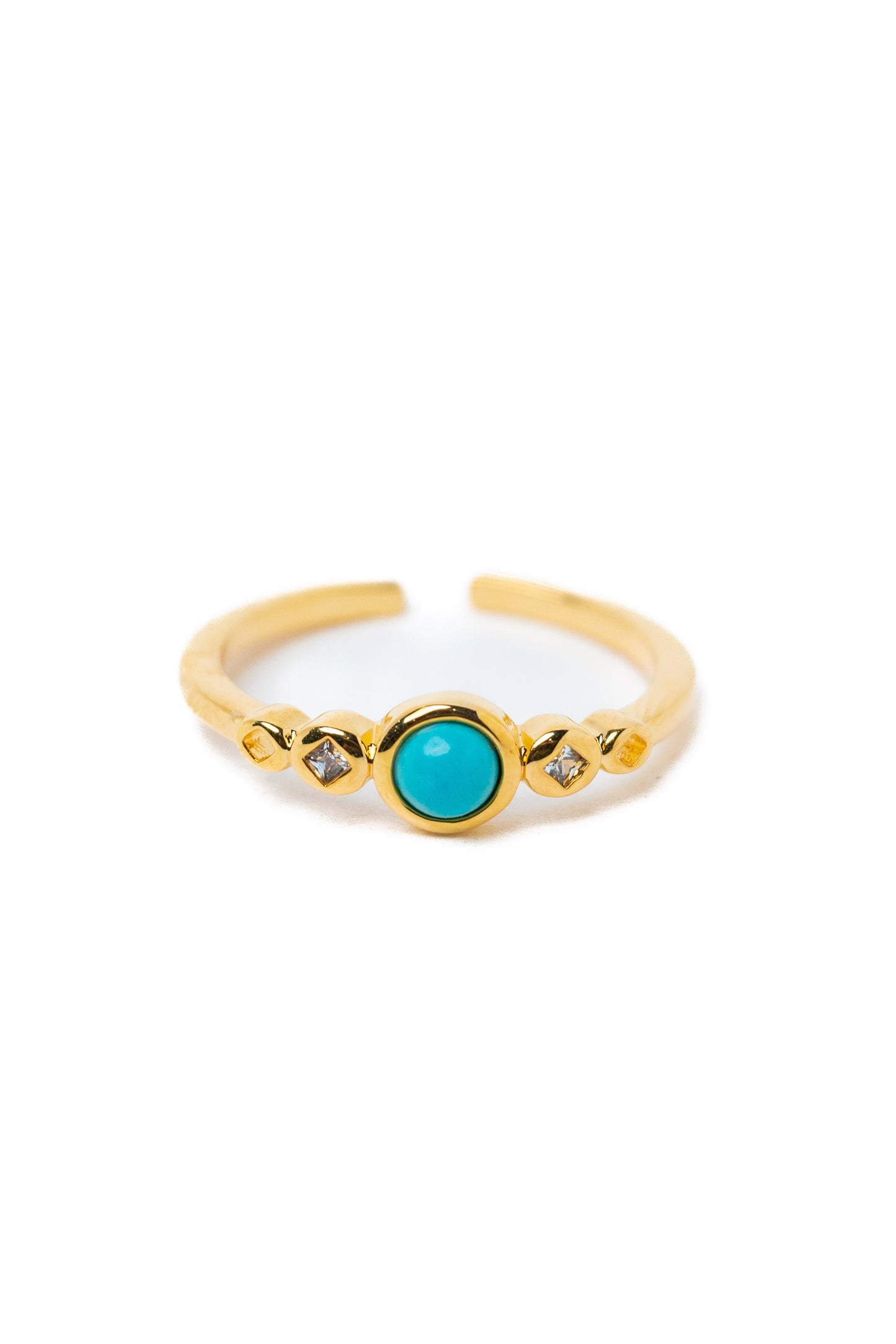 Tennessee Ring - Gold Turquoise