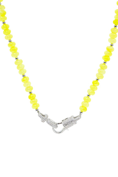 It Girl Necklace - Neon Yellow